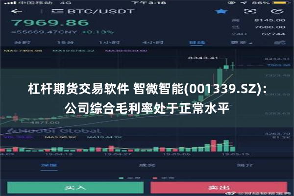 杠杆期货交易软件 智微智能(001339.SZ)：公司综合毛利率处于正常水平