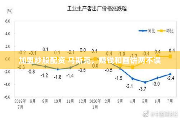 加盟炒股配资 马斯克，赚钱和画饼两不误