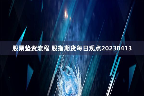 股票垫资流程 股指期货每日观点20230413